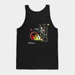 Read Book And Fight Machine Tank Top